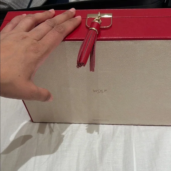Red Jewelry Organizer Box